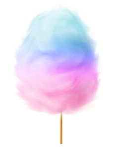 a colorful lollipop on a wooden stick