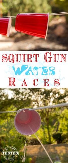 Running out of ideas to keep the kids entertained this summer? Why not try these Squirt Gun Races?! Festival Camping, Water Games, Ideas Backyard, Backyard Games, Camping Games, Summer Games, Carnival Games, Summertime Fun, Finding Nemo