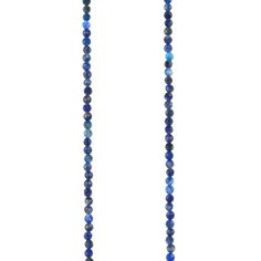 "Purchase the Dyed Lapis Faceted Round Beads, 2mm by Bead Landing™ at Michaels. Craft your own beautiful necklaces, bracelets, earrings and more with these dyed lapis faceted round beads. Craft your own beautiful necklaces, bracelets, earrings and more with these dyed lapis faceted round beads. Team them with other beads and charms to add to your jewelry and décor projects. Details: Blue 2 mm 10\" (25.4 cm) string length Faceted round Dyed lapis | Dyed Lapis Faceted Round Beads, 2mm by Bead Land Bead Landing, Michaels Craft, Beads Craft, Strung Beads, Bead Stringing, Natural Beads, Decor Project, Round Beads, Beautiful Necklaces