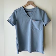 Never Worn. Size Xs. Special Addition Dusty Blue. Scrub Tops, Dusty Blue, Scrubs, Color Blue, Womens Tops, Women Shopping, Blue, Color