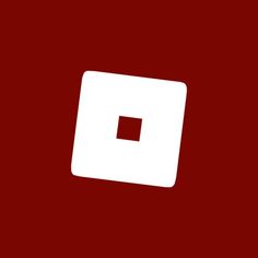 a white square on a red background with the letter d in it's center