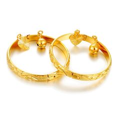 PRICES MAY VARY. Perfect Size and Design： These bangles have an Inner Diameter is 4.5cm/1.77inches, providing a comfortable fit for your little one. Premium Craftsmanship: Our bangles are expertly crafted with durable materials, featuring a highly polished 18K vacuum gold plating over copper. Adopting Color Preserving Electroplating Process，Lead-free and nickel-free .This combination ensures longevity and use safety , and adds a touch of luxury to your child's ensemble. Openable Bracelet Design Kids Bangles, Baby Bangles, Gifts For Baby, Gold Plated Bangles, Baby Bracelet, Baby Christmas Gifts, Christmas Gifts For Kids, Girls Jewelry, Kids Jewelry