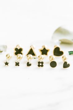 About Gold The most popular alloy of gold is 14K gold, which is 58.5% pure gold and 41.5% other metals like silver and copper. price is for 1qty( one piece), YOU WILL RECEIVE A SINGLE PIECE (NOT A PAIR , NOT TWO PIECES) 1. Star Type- S, L Material: 14K Real Gold, Whitegold Plated 14K Gold, 14K Real Rosegold Pendant Size(Motif Size): S- 2.7mm x 2.7mm L- 5.5mm x 5.5mm Pin Size Length: 4mm, 6mm, 8mm Pin Thickness: 0.7mm Color : 14K Gold, 14K WhiteGold, 14K Rosegold --------------------------------- Gold Hypoallergenic Metal Piercings, Hypoallergenic Gold Metal Piercings, Gold Heart Jewelry With Internally Threaded Details, Gold Heart-shaped Piercings As Gift, Adjustable Hypoallergenic Gold Piercings, Hypoallergenic Gold Piercing As A Gift, Inner Conch, Piercing For Women, Heart Type