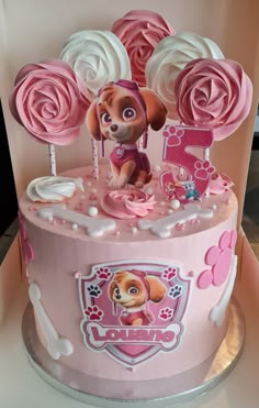 Sky Birthday Cake Paw Patrol, Paw Patrol Skye Party Ideas