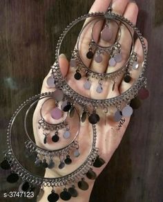 Fancy Earrings Fashion, Indian Wedding Jewelry Sets, Jewelry Set Design