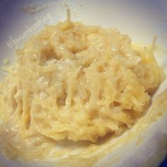 mashed potatoes in a white bowl ready to be cooked