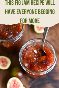 This Fig Jam Recipe Will Have Everyone Begging for More! Fig Recipes, Sweet Taste