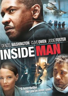 the movie poster for inside man