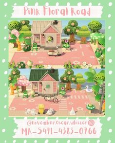 the pink floral road is featured in this advert for an upcoming game, and it's available on iphone or ipad