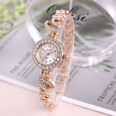 Lover's Watches-New Ladies Creative Casual LOVE Rhinestones British Watch Women Quartz Wristwatch GiftModel Number:4001236011185 Rose Gold Diamond Watch With Rhinestones For Gift, Rose Gold Watch With Rhinestones As Gift, Rose Gold Watches With Rhinestones For Gifts, Rose Gold Rhinestone Watch As Gift, Watches For Ladies, Watches Diamond, Diamond Watches, Gold Plated Watch, British Women