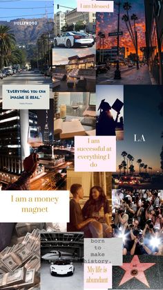 Wealth Affirmations Collage Vision Board, Wealth Vision Board, Board Collage, Vision Board Collage, Vision Board Examples, Vision Board Affirmations, New Year Goals, Vision Board Manifestation, Dear Self Quotes