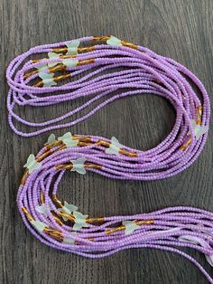 These beads are strung on strong cotton thread(TIE ON). Length 45"-52". They are self adjustable, meaning if the beads are bigger than you, you can take the excess beads off to fit you perfectly. ★ The listed prices are for one strand each. For multiple strands you'll have to indicate from the quantity section in your cart. Uses of Waist beads ★ Cultural and Spiritual Reasons ★Waist beads as ornaments as well as for symbolic adornment, ★ which serves as a sign of wealth, femininity or aristocrac Waist Beads Ideas, Waste Beads, Body Jewelry Diy, Waist Beads African, Belly Beads, Beads Waist, Dope Jewelry Accessories, Waist Jewelry, Crystal Bead Jewelry