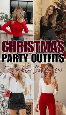 Holiday Work Dinner Outfit, Leather Skirt Christmas Outfit, Holiday Dinner Party Outfit, Work Christmas Dinner Outfit, Work Christmas Party Outfit Classy, Christmas Looks Outfits Party, Christmas Dinner Outfit Classy, Outfits Leather Skirt, Holiday Work Party Outfit