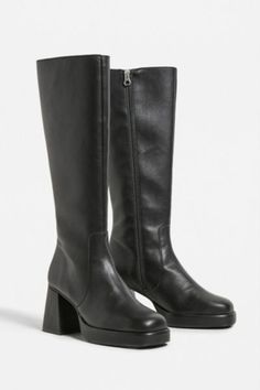 Flat Knee Boots, Knee High Black Boots, High Black Boots, Black High Boots, Black Knee High Boots