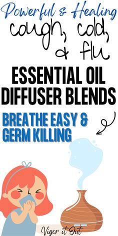 DIY breathe easy essential oil diffuser blends for coughs, colds, and the flu. Use these perfect oil blends in your diffuser or inhaler with young living, do terra, or simply earth essential oils. Theives is in one recipe. Help kill germs and get healthy faster. Young Living Essential Oils Recipes Cold, Oil Diffuser Blends For Colds, Diffuser Blends For Colds, Essential Oil For Swelling, Essential Oil Blends For Colds, Diffuser Blends Young Living, Essential Oils For Congestion, Essential Oils For Cough