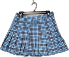 Blue Mini Length Y2k Skort, Blue Y2k Style Skort For Spring, Blue Y2k Skort For Spring, Y2k Style Blue Skort For Spring, Blue Mini Skort Y2k Style, Y2k Blue Cotton Mini Skirt, Fitted Y2k Blue Skirt, Fitted Blue Y2k Skirt, Fitted Blue Skirt Y2k Style