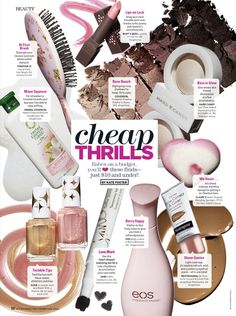 Magazine Layout Inspiration, Magazine Spreads, Magazine Collage, Seventeen Magazine, Herbal Essences, Beauty Magazine