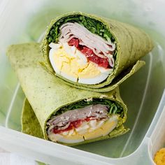 Quick & Easy Turkey Club Wrap Recipe MOMables School Lunches