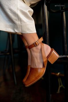 view from calf down, cream satin pants, caramel colored ankle-wrap mules Shoes Storage Ideas, Dress Shoes Outfit, Diy Date Night, February Outfits, Valentines Basket, Portland Leather Goods, Shoe Trends, Pretty Shoes