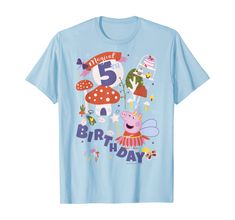 Shipping from the US. Easy 30 day return policy, 100% cotton, Double-needle neck, sleeves and hem; Roomy Unisex Fit. Farm Gifts, Peppa Pig, Gift Store, 5th Birthday, Teacher Shirts, Hot Deals, 3rd Birthday, Fashion Company, 2nd Birthday