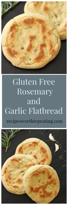 gluten - free rosemary and garlic flatbread is the perfect appetizer for any holiday gathering