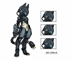 an image of a cat type character