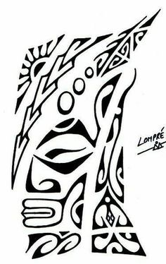 a drawing of a bird with an abstract pattern on it's face and the words love