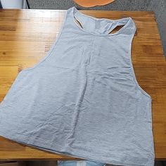 Athle-Lesure Tank, Polyester/Spandex Blend. Soft Material, Heather Grey. New Without Tag (Came In Bag, Didn't Have Tag). Short Tank Top, Babydoll Tank, Red Tank, Sport Tank Tops, Ribbed Turtleneck, Sleeveless Tshirt, Pink Tank Top, Black Ruffle, Black Rib