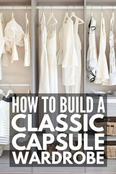 how to build a classic capsule wardrobe