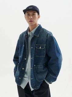 Revamp your style with the timeless appeal of our Vintage Washed Denim Jacket, perfect for those who appreciate a blend of classic design and contemporary flair. Crafted with a sturdy 12.5-ounce high-cotton denim (85% cotton, 10% polyester, 5% viscose), our jacket offers both durability and comfort. The advanced washing process gives the fabric a subtly faded look and a soft, comforting texture, while the loose fit and structured silhouette provide an effortlessly stylish vibe. Ideal for an array of occasions, from casual meet-ups to laid-back work environments, this denim jacket with its multiple pockets is both a practical and stylish choice. Complete with high-quality custom logo metal buttons, it's a versatile outerwear piece that enhances any outfit. Product specifications: Material: Washed Denim, Metal Buttons, Denim Wash, Custom Logos, Classic Design, Denim Jacket, Loose Fitting, Ootd, Sleeve Length