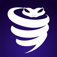 an image of a white snake on a purple background with the word snakes in it's center