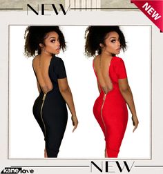 Women Elegant Front/back to Wear Short Sleeve Zip Dress Summer Knee-length Bodycon Dress With Back Zipper, Stretch Summer Midi Dress With Back Zipper, Bodycon Dress With Back Zipper For Going Out, Spring Bodycon Dress With Back Zipper For Going Out, Summer Bodycon Dress With Back Zipper, V-neck Club Dress With Back Zipper, Spring Stretch Bodycon Dress With Back Zipper, Spring Bodycon Dress With Back Zipper For Night Out, Knee-length Club Dress With Back Zipper