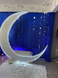 Luna para fiesta de estrellas, luces LED, de una sola cara, en madera, ideal para fiestas de 15, matrimonio y temáticas, dimensiones de 7ft de alto x 7 ft de ancho. Sweet Dreams Baby, Vbs Themes, Decoration For Ganpati, The Moon And Stars, Ganpati Decoration Design