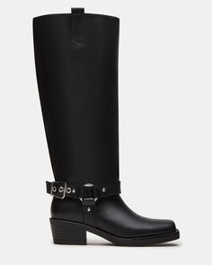 HAWKINS BLACK LEATHER Mall Stores, High Design, Higher Design, 2 Inch Heels, The Square, Upgrade Your Style, Moto Boots, Boot Shoes Women, Women's Boots