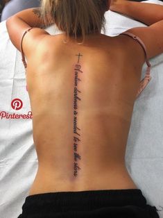 A Certain Darkness Is Needed, Tattoos Spine, Spine Tattoo Quotes, Pinterest Tattoos, One Word Tattoo, Quote Tattoos Placement, Writing Tattoos