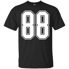 #88 White Outline Number 88 Sports Fan Jersey Style T-Shirt available in T-shirt, hoodie, tank top, longsleeve, multi color and size S M L XL XXL 3XL 4XL 5XL. Shipping from the US. Easy 30 day return policy - Shop now! 6.1-ounce, 100% cotton .Double-needle neck, sleeves and hem; Roomy Unisex Fit. Ash is 99% cotton, 1% poly; Sport Grey is 90% cotton, 10% poly; Dark Heather is 50% cotton, 50% polyester .Decoration type: Digital Print. Made by Gildan Sporty Number Print T-shirt For Streetwear, Black Sports T-shirt With Number Print, Number Print Tops For Sports Season Streetwear, Sporty Number Print Top For Streetwear, Sporty Black T-shirt With Number Print, White Number Print Sports T-shirt, White Fan Apparel Top With Number Print, White Fan Apparel T-shirt With Number Print, White T-shirt With Number Print For Sports Season