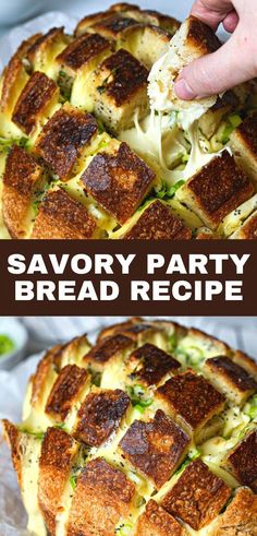 this savory party bread recipe is the perfect appetizer for any special occasion