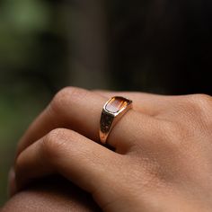 The Story A chic and classic Victorian era ring set with a beautiful citrine sitting front and center. Constructed from 14k rose gold, the long faceted stone measures 12.2 mm by 6.3 mm. Set flush with the setting, the pieces has a sleek, uniform look and feel. The back is open allowing light to pour through, making the stones color pop. Beautiful hand enraged floral detailing finishes the ring perfectly. The simple, yet classic construction is all this ring needs. We love it worn on its own, paired with other pieces, or stacked with your favorite rings. The Specs Style Number: R3536 Victorian, 1890s-1900 14 karat rose gold Citrine measures 12.2 x 6.3 mm Height of front face of ring 0.37", depth of ring as it sits off finger 0.13", width of entire ring 0.76" Band width tapers from 3.7 mm do Front Face, 14k Rose Gold Ring, Locket Charms, Favorite Rings, Locket Necklace, Victorian Era, Beautiful Hand, Ring Set, Rose Gold Ring