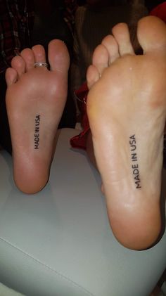 America Tattoos Women, Small Usa Tattoo, Bottom Foot Tattoo, Inside Of Foot Tattoo, Western Foot Tattoo, Toes Tattoos For Women, Bottom Tattoos For Women, Bottom Back Tattoo, Bottom Of Back Tattoo Women