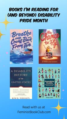 #ontheblog - Nina put together a handy dandy list o' books that she'll be reading even though Disability Pride Month has ended. Ranging from historical non-fiction to YA, there's a lil' something for everyone. Reading Disabilities, Work On Writing, First Boyfriend, American Teen, History Nerd, Ya Novels, Middle Grades, Handy Dandy