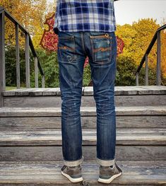 Denim Outfit Men, Men's Denim Style, Jeans Outfit Men, Selvage Denim, Edwin Jeans, Jeans Models, Mens Fashion Jeans, Jeans Collection, Selvedge Denim