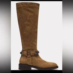 Elevate Your Shoe Collection With These Stylish Steve Madden Quin Boots In A Beautiful Taupe Nubuck. These Boots Are Perfect For Any Occasion And Will Complement Any Outfit. With A Comfortable Fit And Durable Construction, They Are Sure To Last You For Many Wears To Come. These Boots Are Designed For Women The Beige Color And Sleek Design Make Them A Versatile Addition To Any Wardrobe. The Upper Material Is Made Of High-Quality Nubuck, Ensuring A Soft And Luxurious Feel. Get Ready To Step Out In Suede Boots With Buckle Closure For Work, Elegant Suede Boots With Flat Heel, Suede Workwear Boots With Buckle Closure, Suede Closed Toe Boots For Work, Suede Closed-toe Boots For Work, Flat Heel Suede Boots For Work, Suede Flat Heel Boots For Workwear, Shoes Steve Madden, Steve Madden Shoes