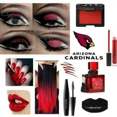 Cardinals Crazy Day Outfits For School, Crazy Day Outfits, Competition Makeup, Az Cardinals, Gameday Fashion, Football Nails, Cheer Competition, Arizona Cardinals Football, Nfl Broncos