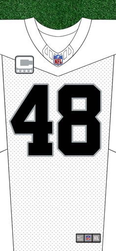 an image of a football jersey with the number eight on it