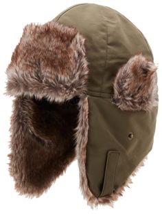 Cold weather will be welcome when they're wearing the Grand Sierra Faux Fur Aviator Hat for Toddlers or Kids. This kids' winter hat features faux fur trim and fleece lining, and earflaps that snap over the head. Great for snowy hikes or chilly camping excursions, this kids' fur hat with faux fur keeps them cozy and warm on days that are anything but. 100% polyester shell and lining. 70% acrylic/30% polyester faux fur. Imported.Manufacturer style #: 97327.   100% polyester shell and lining  70% a Aviator Hat, Fur Hat, Kids Hats, Fur Trim, Good Brands, Cold Weather, Faux Fur, Winter Hats, Hats