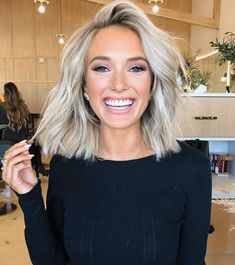 Bob Ideas, New Hair Trends, Shoulder Length Hair Cuts, Haircuts For Fine Hair, Short Blonde, Short Blonde Hair, Shoulder Length Hair, Fine Hair, Bob Hairstyles