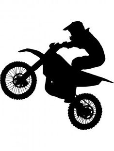 a person on a dirt bike in the air