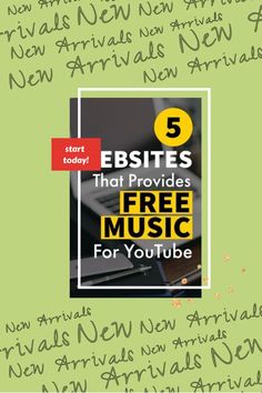 an advertisement for the free music website