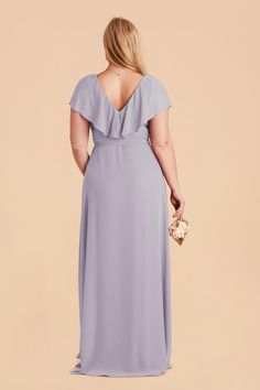 Jackson Chiffon Dress - Dusty LilacJackson Chiffon Dress - Dusty Lilac Chubby Bridesmaid Dress, Bridesmaid Gown Chiffon, Lilac Bridesmaid Dresses, Big Girl Dresses, Dusty Lilac, Convertible Bridesmaid Dress, Mother Of Bride Outfits, White Bridesmaid, Float Like A Butterfly