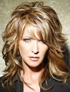 Long Layered Wavy Capless Wigs Blonde Mix Synthetic Hair Wigs 14 Inches Women | eBay Wavy Mid Length Hair, Hair Shag, Layered Wigs, 16 Inch Hair, Hair 50, Rocker Hair, Wigs Blonde, Bangs Wig, Layered Haircuts For Medium Hair